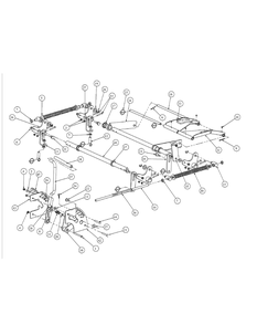 Lift Assembly (Nov. 2003 And Prior) Diagram and Parts List for M54-HN 53BB5ETW750-24-HP Cub Cadet Lawn Tractor